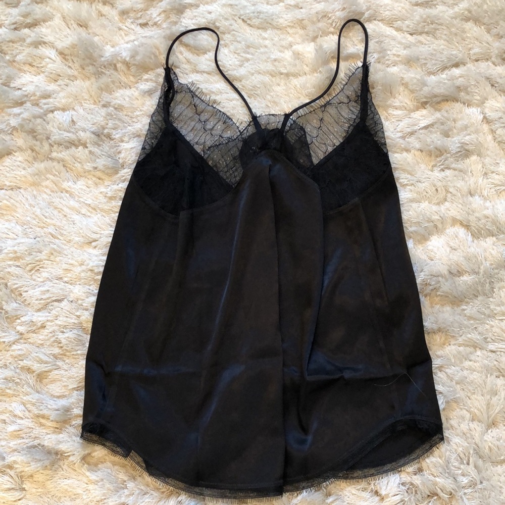 Black Lace Tank Top size S - Picture 12 of 13